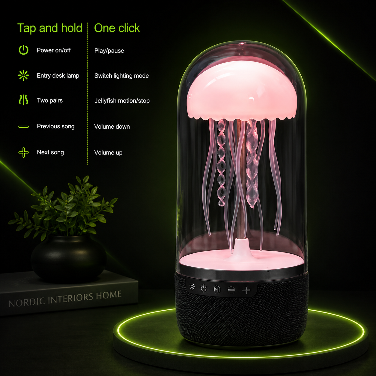 LED Jelly Fish Speaker